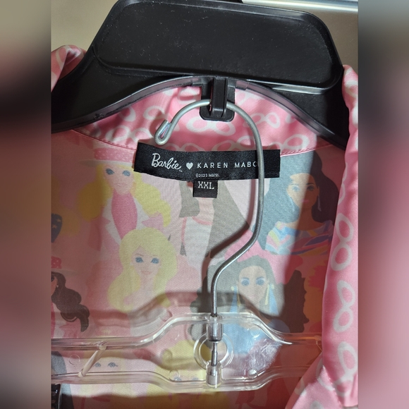 BARBIE x KAREN MABON PAJAMAS SILKY SMOOTH - Picture 7 of 8
